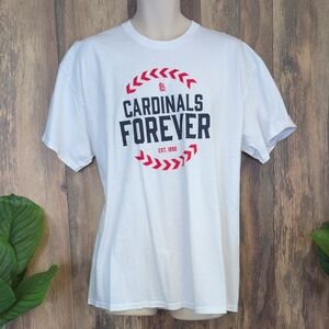 Gildan Heavy Cotton St Louis Cardinals Forever Short Sleeve Tee XL          P360